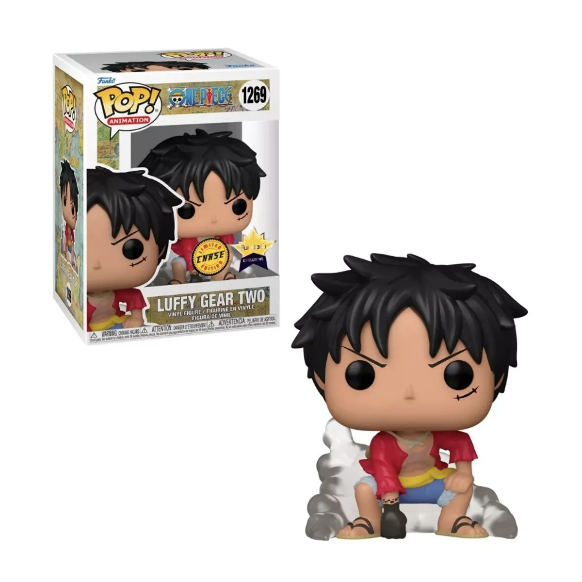 FUNKO - Luffy Gear Two Chase Funko Pop 1269 One Piece Exclusivo FS
