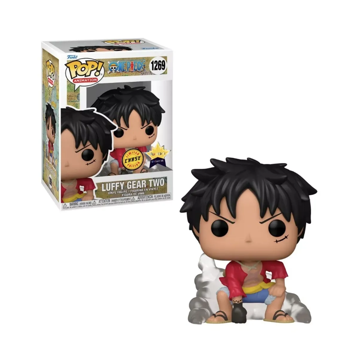FUNKO - Luffy Gear Two Chase Funko Pop 1269 One Piece Exclusivo FS