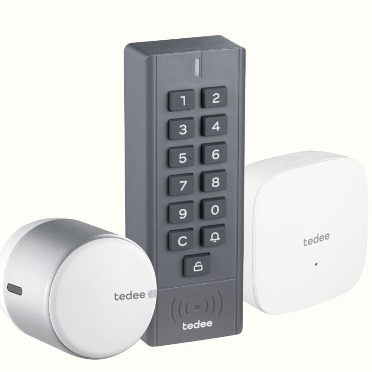 TEDEE - Cerradura Smart Tedee Go  Con Teclado y Bridge Wifi