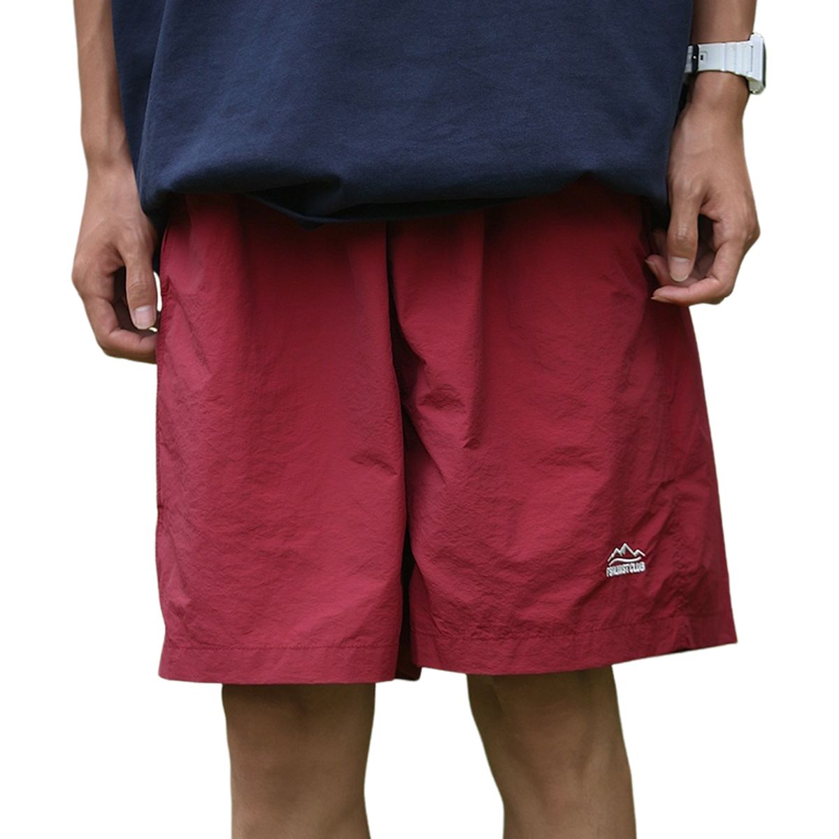 BLWOENS - Shorts Hombre - Rojo