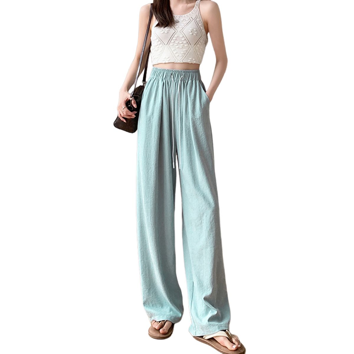 BLWOENS - Pantalones Mujer - Verde