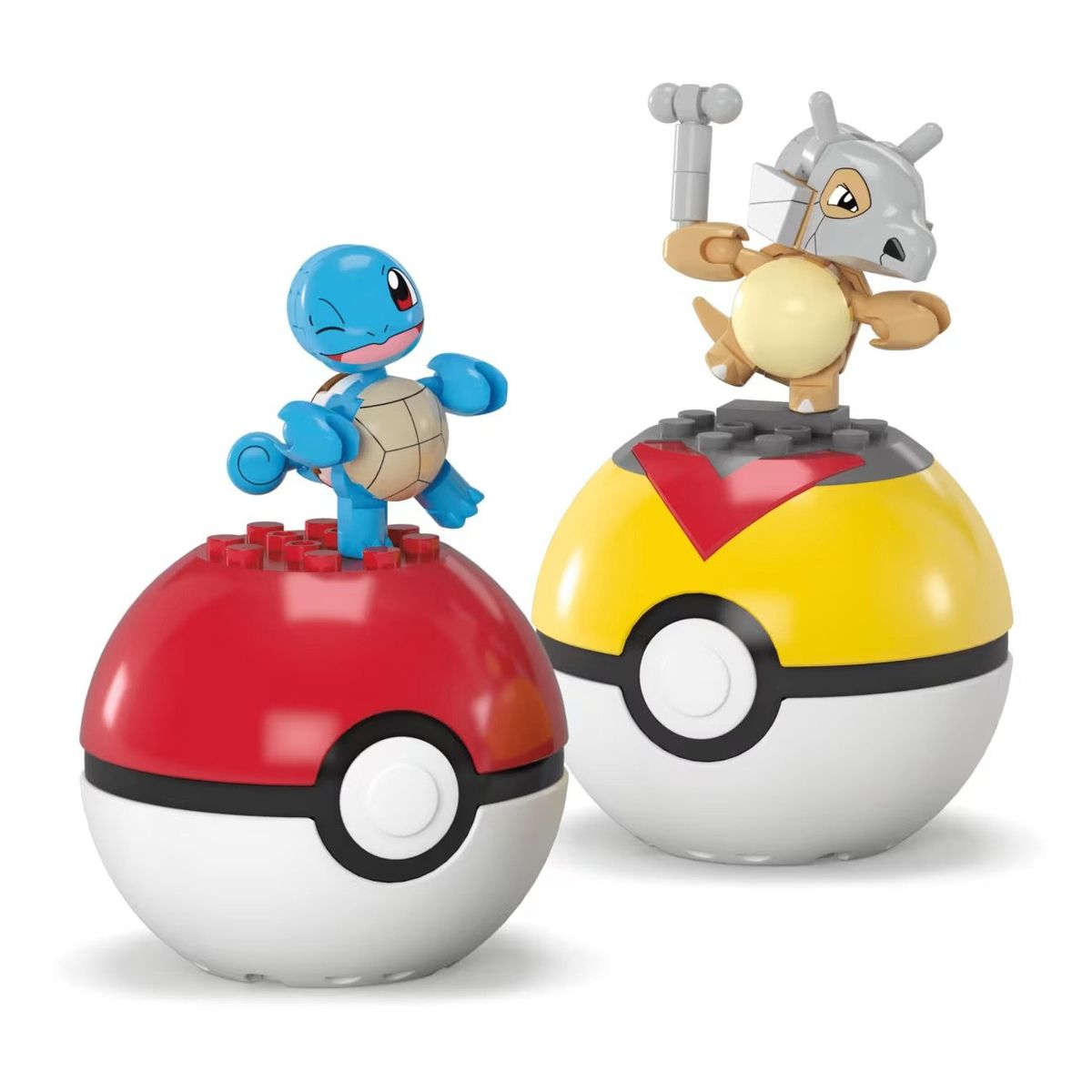 POKEMON - Mega Pokémon Squirtle & Cubone con 45 Bloques o piezas