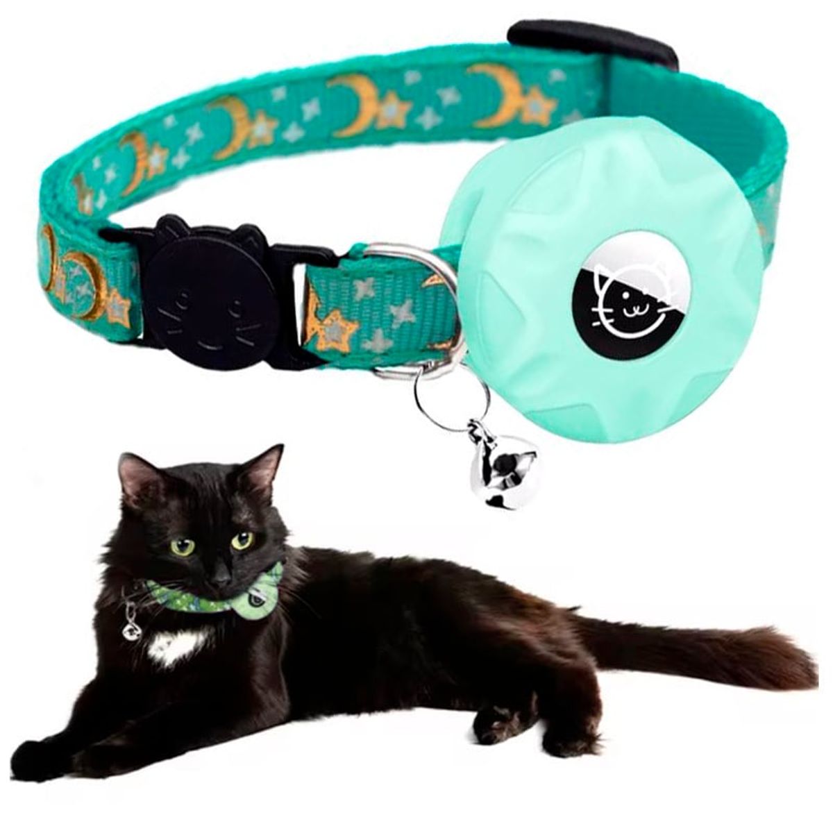 AIPHONE - Collar para gato con GPS con batería incluida para Iphone