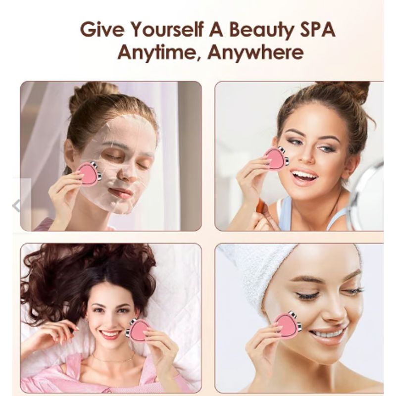 GENERICO - Masajeador Facial con Microcorriente Reafirma el Rostro Portátil