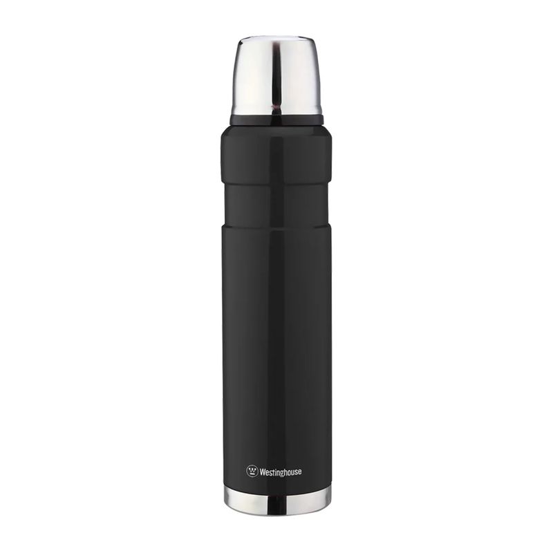 WESTINGHOUSE - Termo acero inoxidable 1L negro