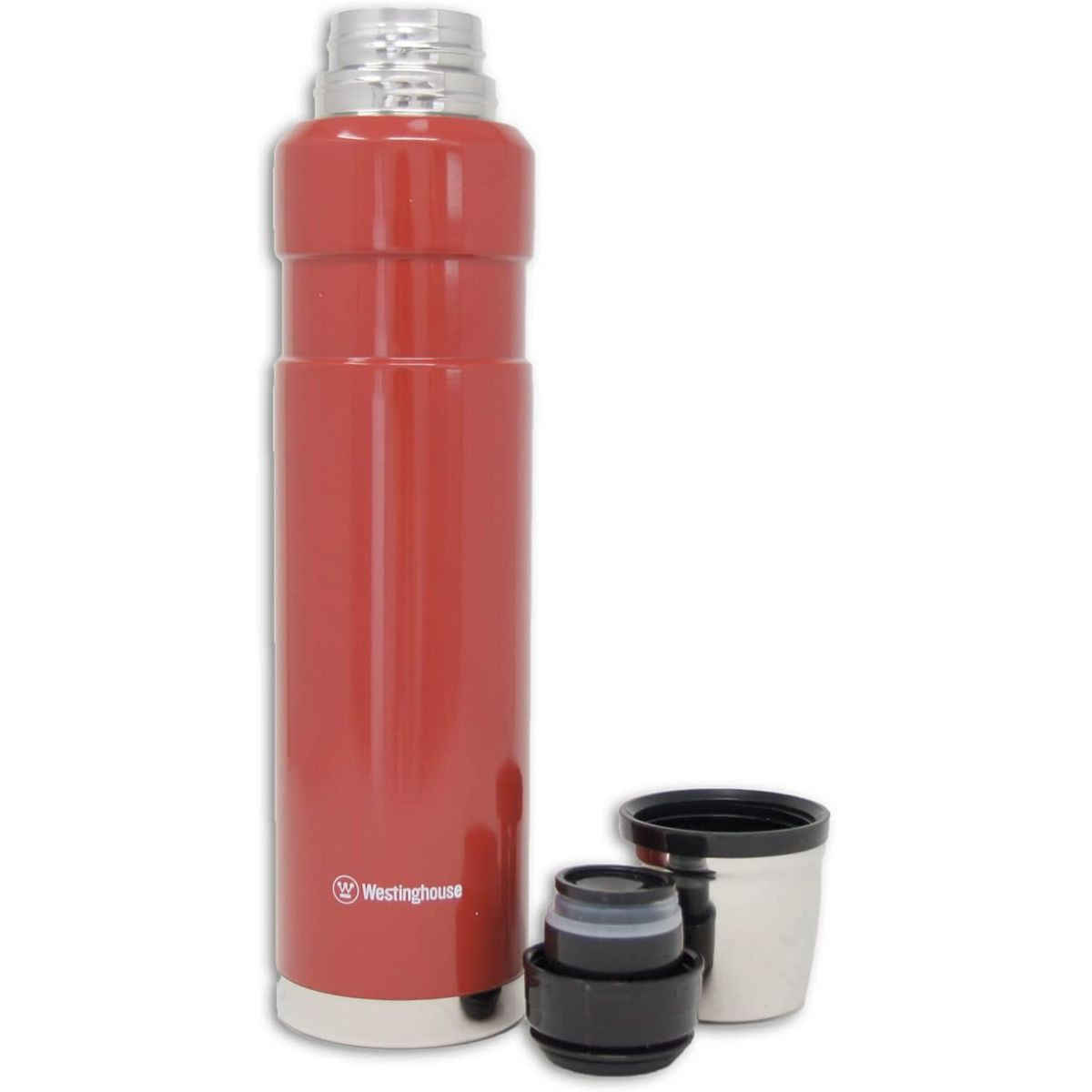WESTINGHOUSE - Termo acero inoxidable 1L rojo