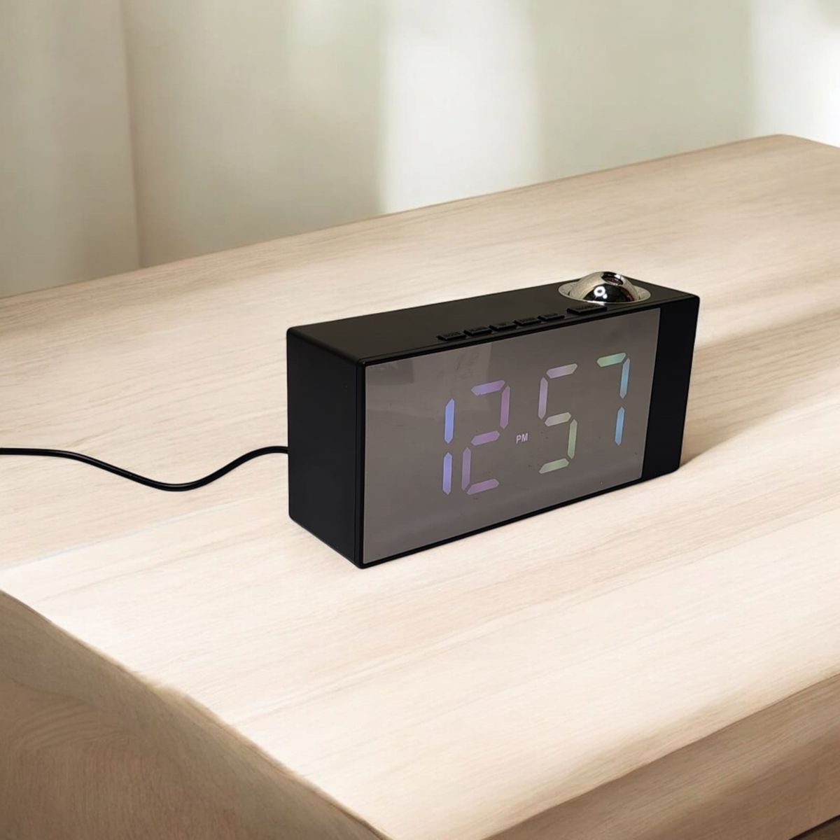 GENERICO - Reloj Despertador Para Escritorio Dormitorio con Proyección