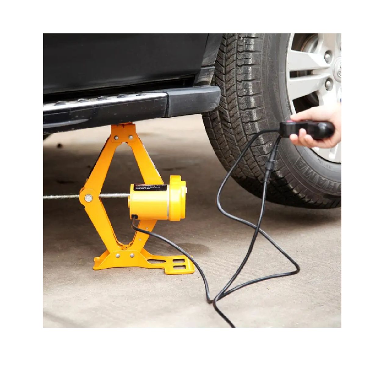 GENERICO - Gata Tijera Eléctrica Para  Auto 2 T