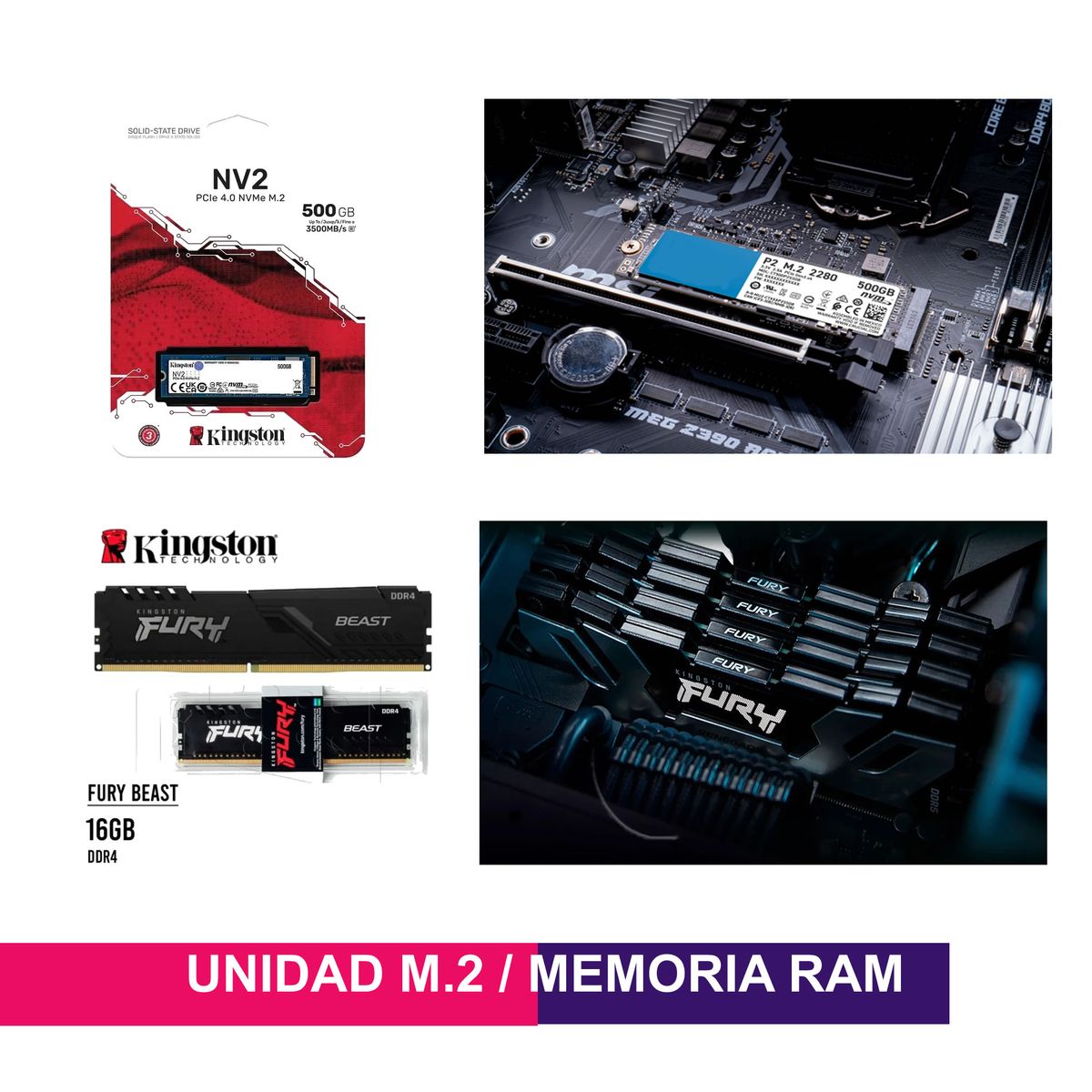 HALION - Computadora ryzen 7 5700g ram 16gb ssd 500  monitoR Curvo 24 full hd