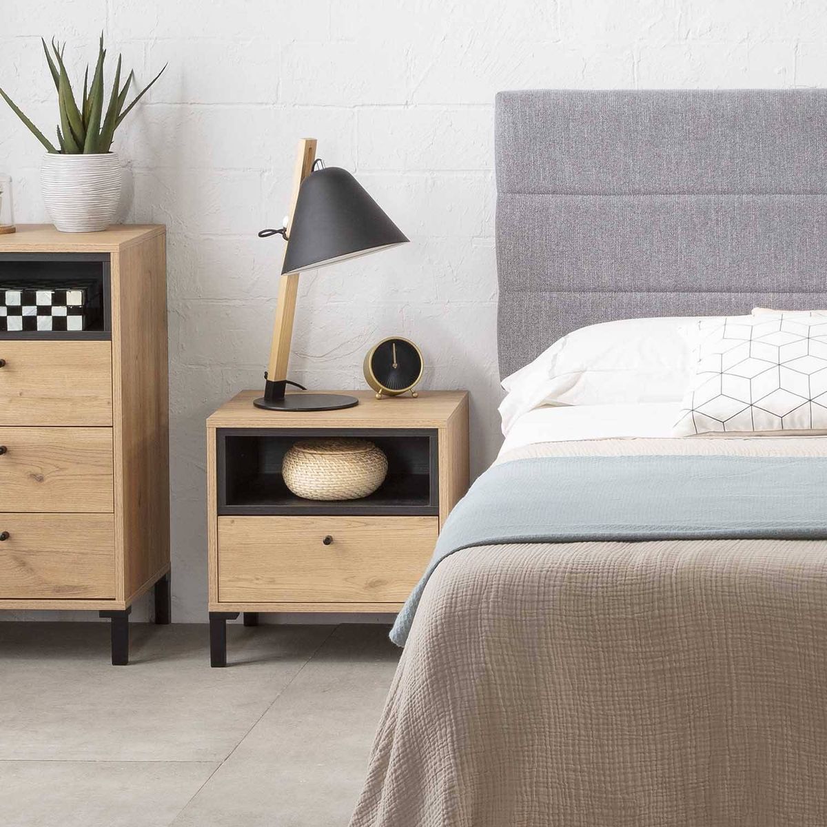 TU MESITA - Velador Mesa de Noche Contemporáneo Sandra Duna