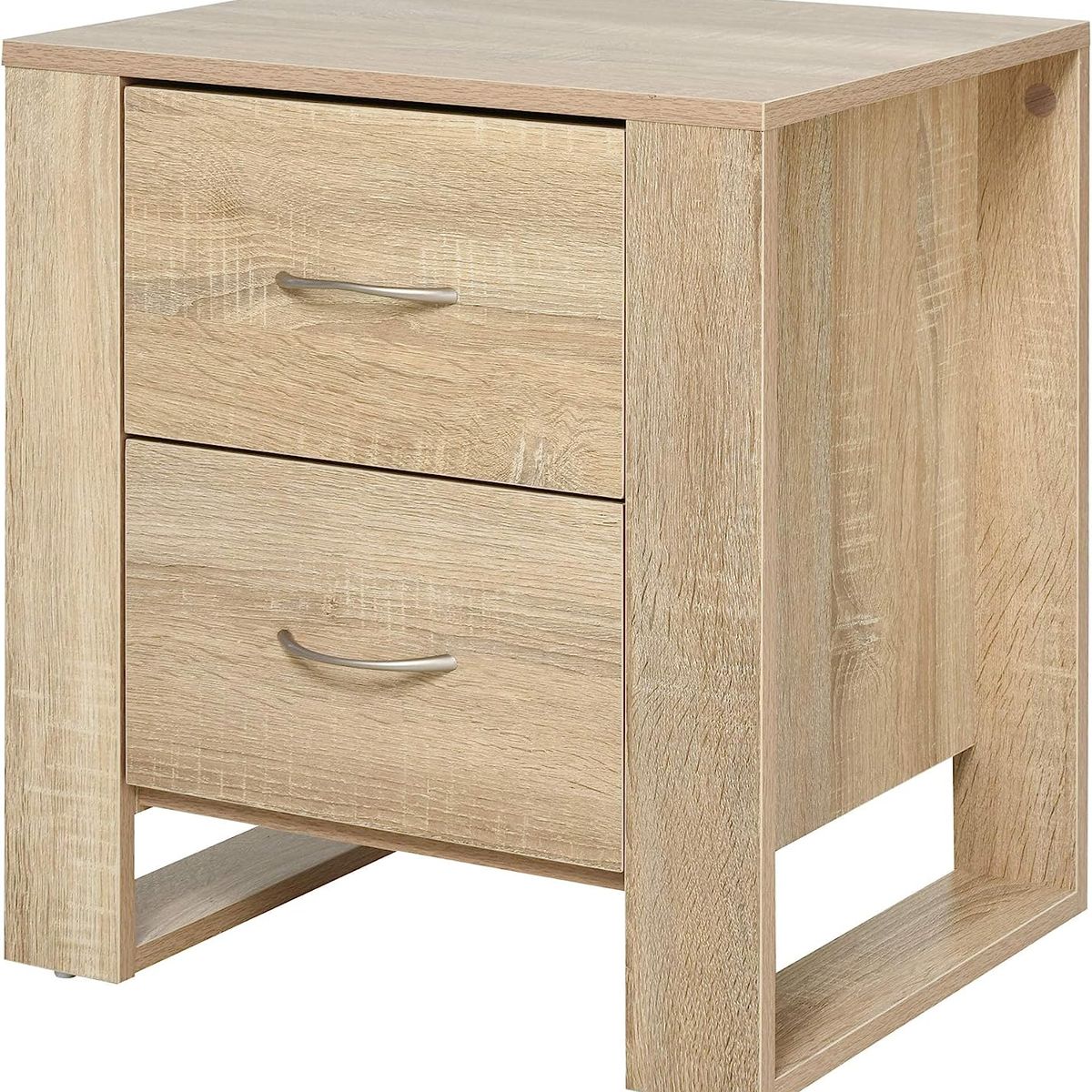 TU MESITA - Velador Moderno Fabio 2 Cajones TU MESITA