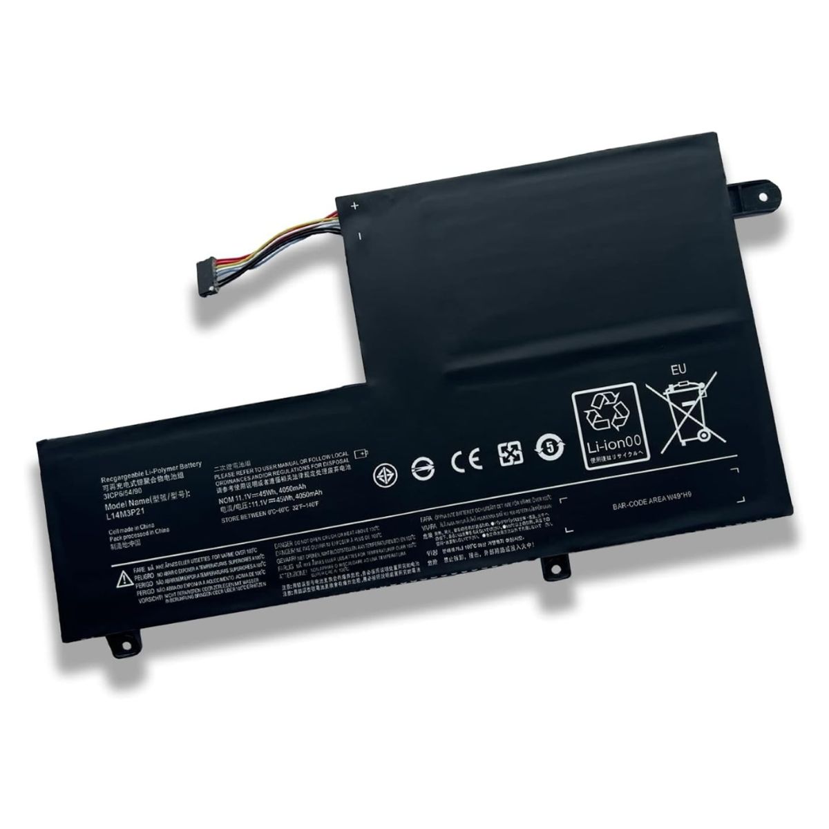 OEM - Batería para Laptop Lenovo L14M3P21.  L12M2P21. IDEAPAD 510S-13IKB
