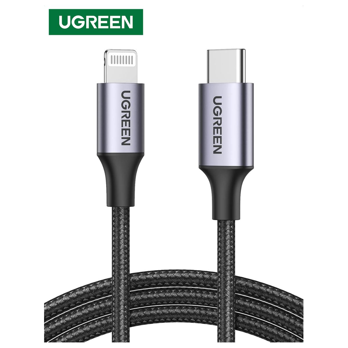 UGREEN - Cable USB C a Lightning para iPhone certificación MFi 20W - UGREEN