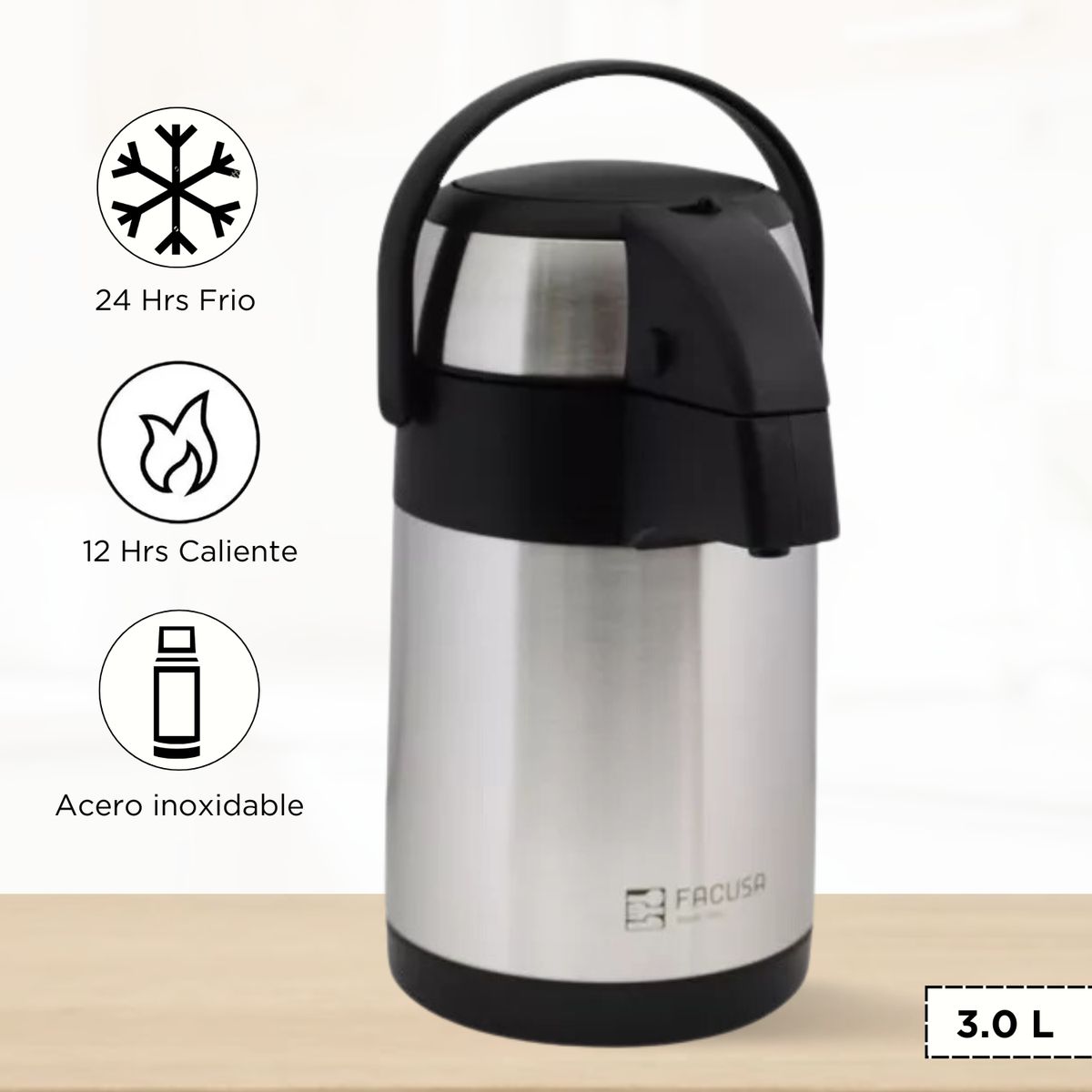 FACUSA - Termo Sifon Pro Facusa 3.0 L