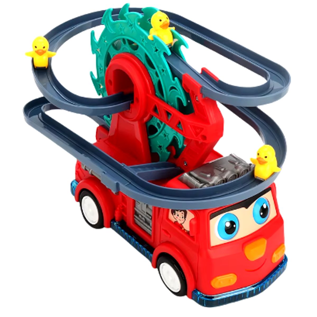 GENERICO - Juguete Carro Bomberos Rescate De Patitos