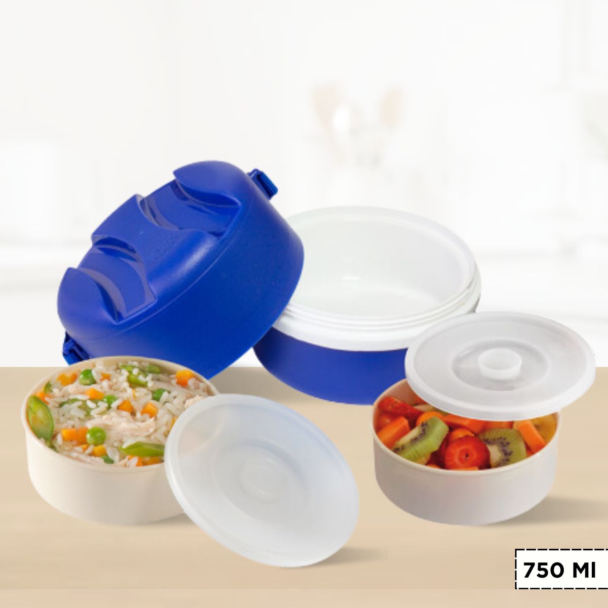 POLIMES - Termo de Comida Pawer Pack Azul 750 Ml