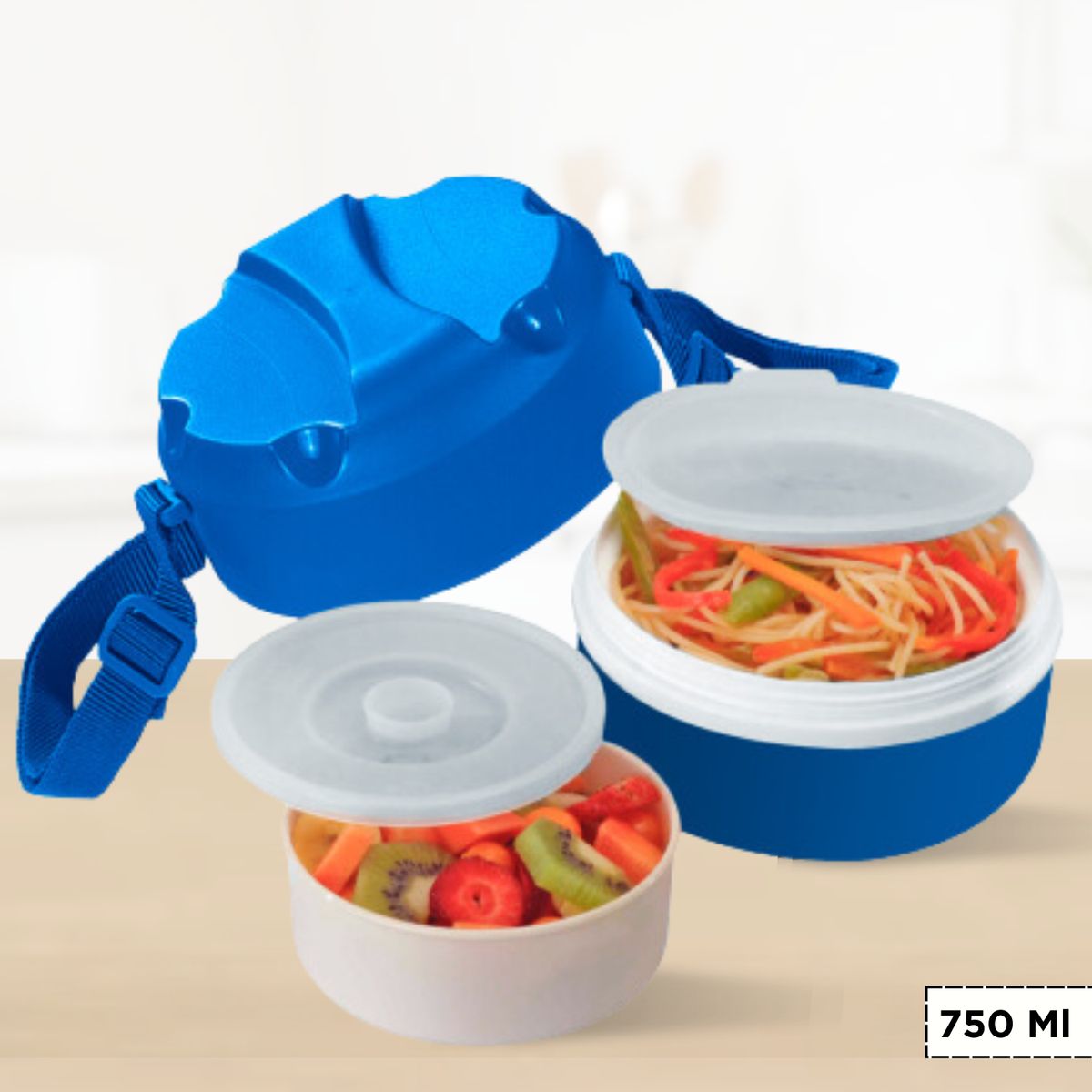 POLIMES - Termo de Comida Lunch Pack Azul 750 Ml
