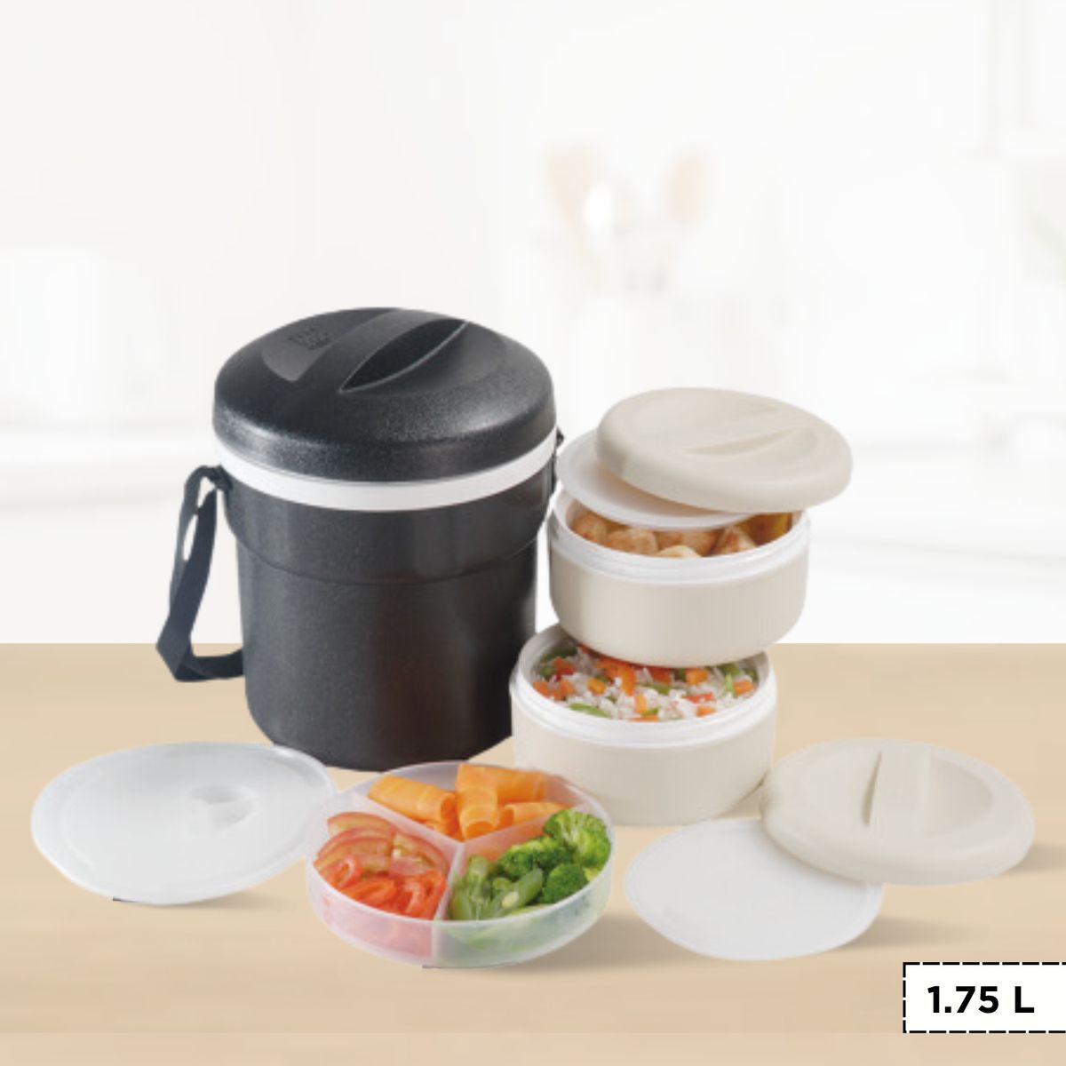 POLIMES - Termo de Comida Tres Divisiones Executive 1.75 L