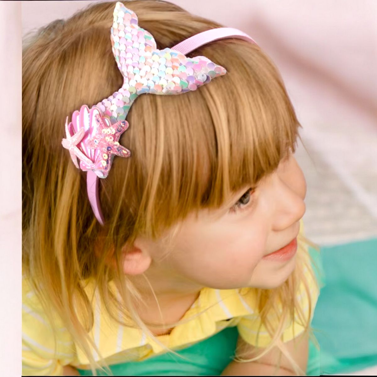 GENERICO - VINCHA PARA NIÑA LAZO DE SIRENA