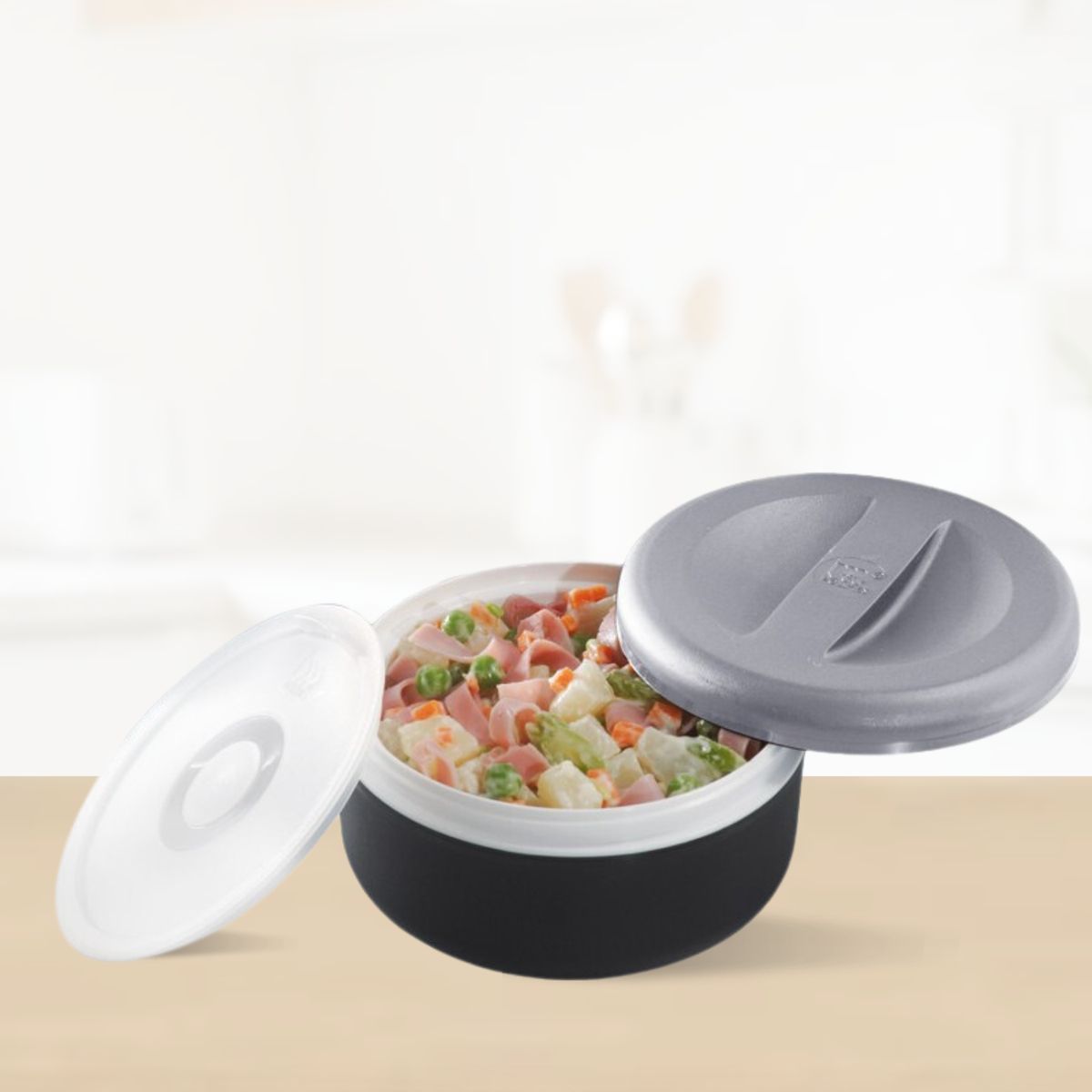 POLIMES - Termo de Comida Minilunch polimes Negro 500 Ml