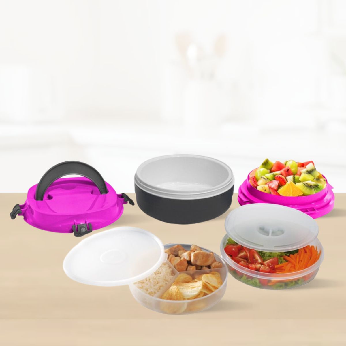 POLIMES - Termo de Comida Innovation polimes Lila 1.50 L