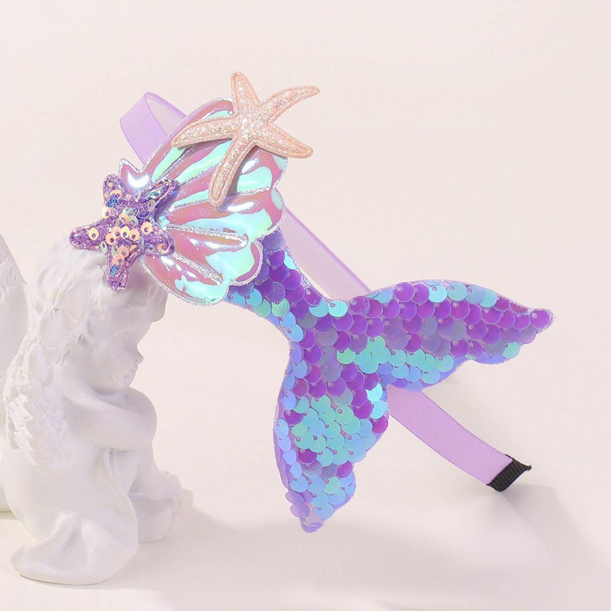 GENERICO - VINCHA PARA NIÑA  LAZO DE SIRENA