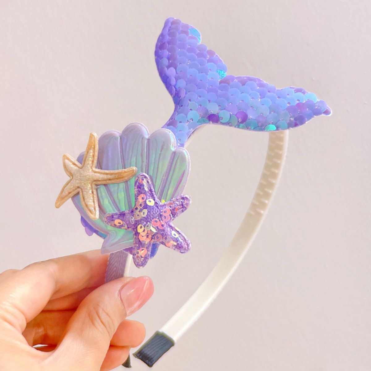 GENERICO - VINCHA DE NIÑA BEBE  LAZO DE SIRENITA - SIRENA