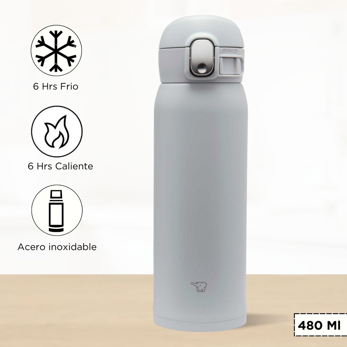 ZOJIRUSHI - Termo de Bebida Baby Mug Zojirushi Celeste 480 Ml