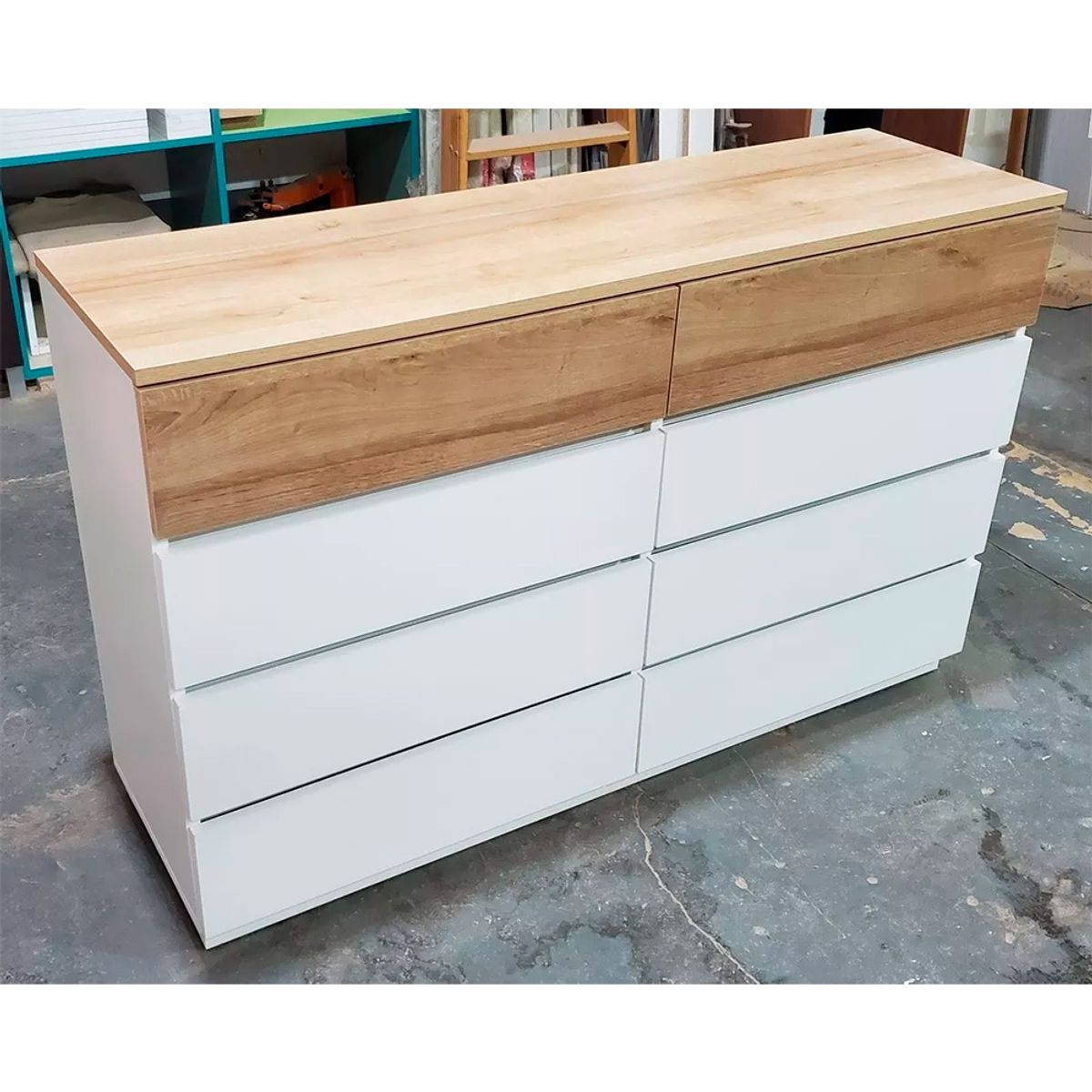 GENERICO - Cómoda Moderna Alois De 8 Cajones - Gaudi