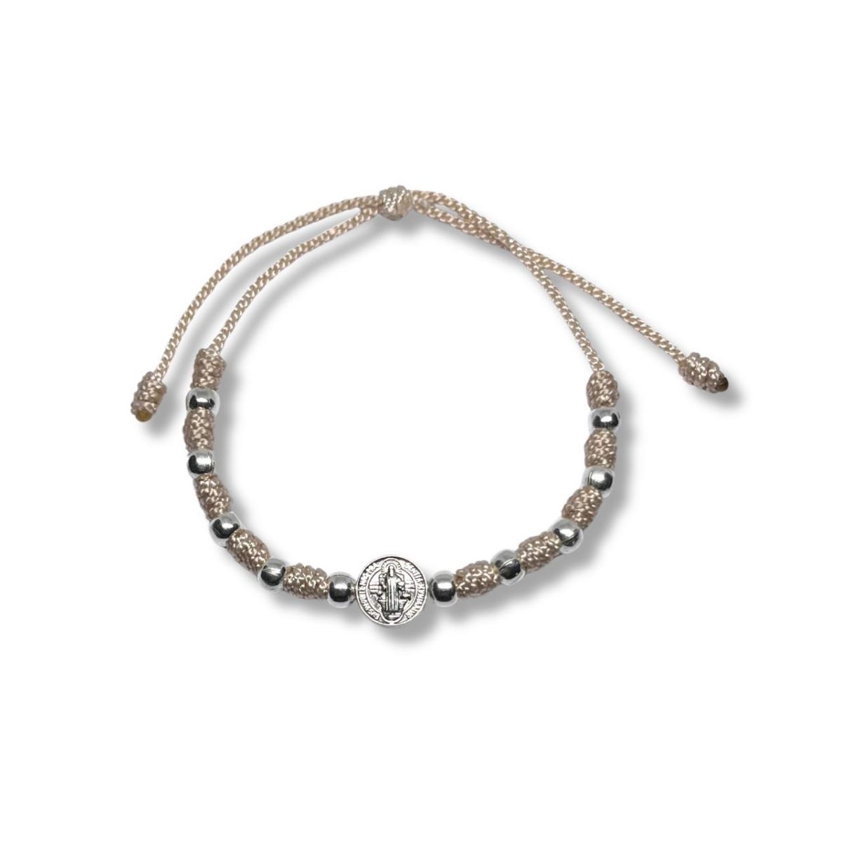 SANTORAL - Pulsera Denario San Benito Nudos - Bijoutería
