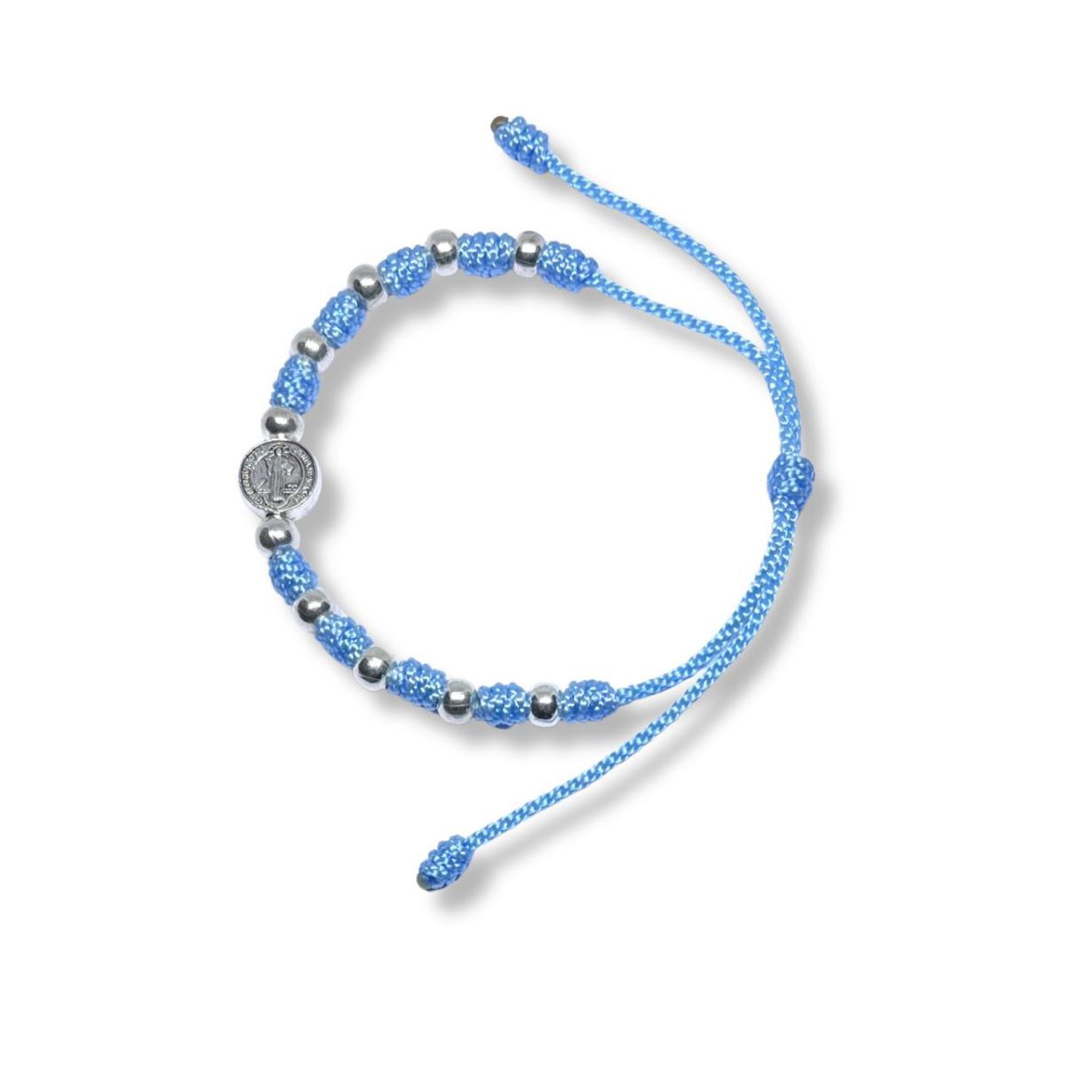 SANTORAL - Pulsera Denario San Benito Nudos - Bijoutería