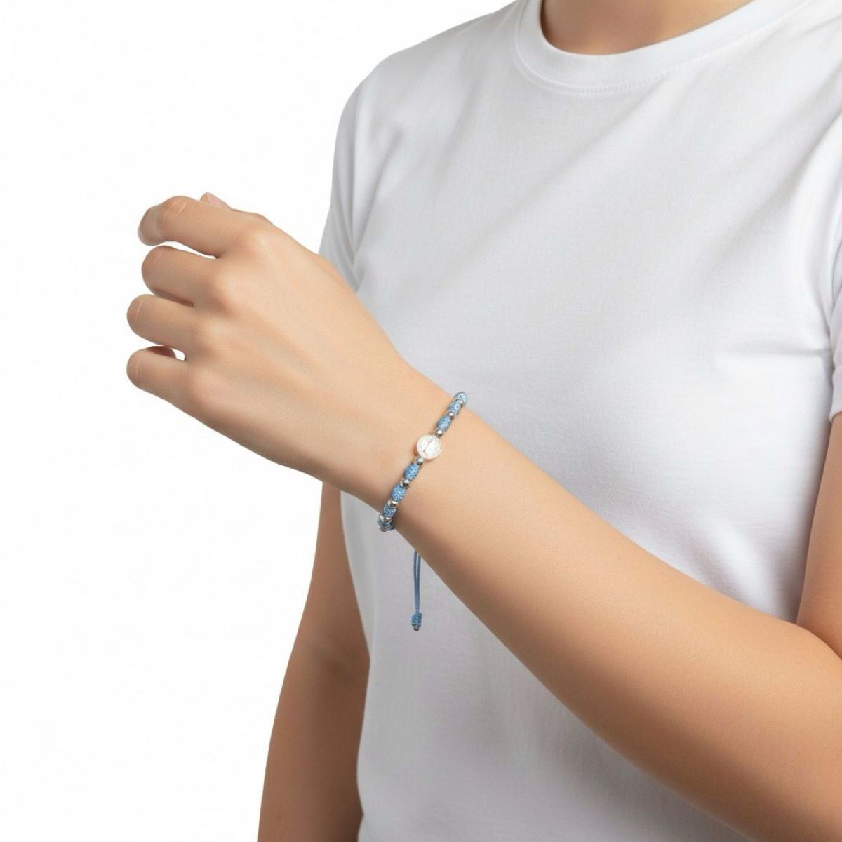 SANTORAL - Pulsera Denario San Benito Nudos - Bijoutería