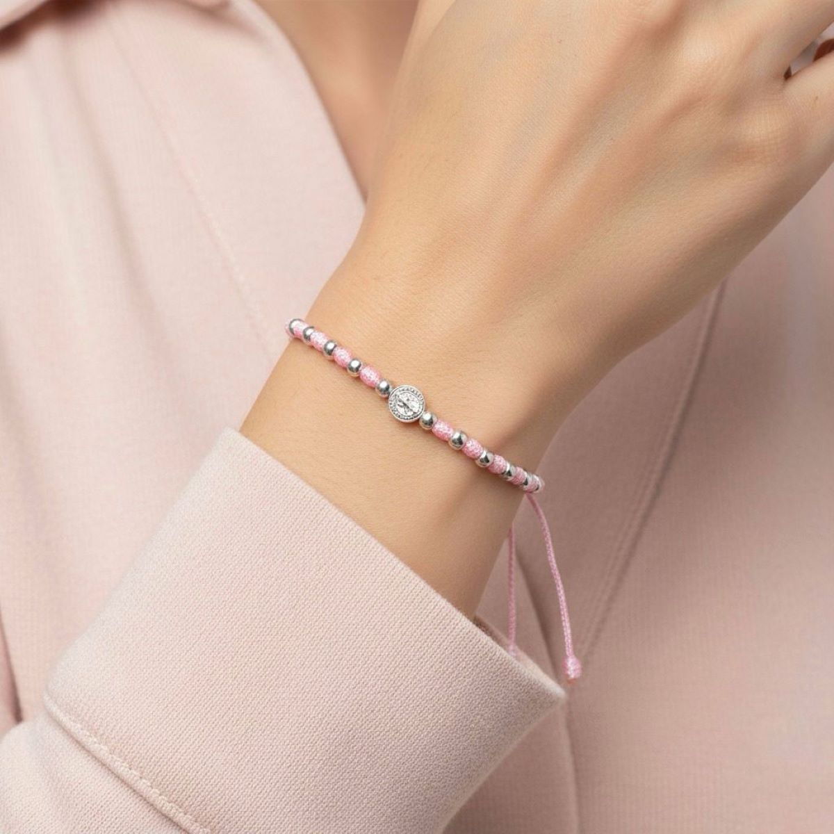 SANTORAL - Pulsera Denario San Benito Nudos - Bijoutería