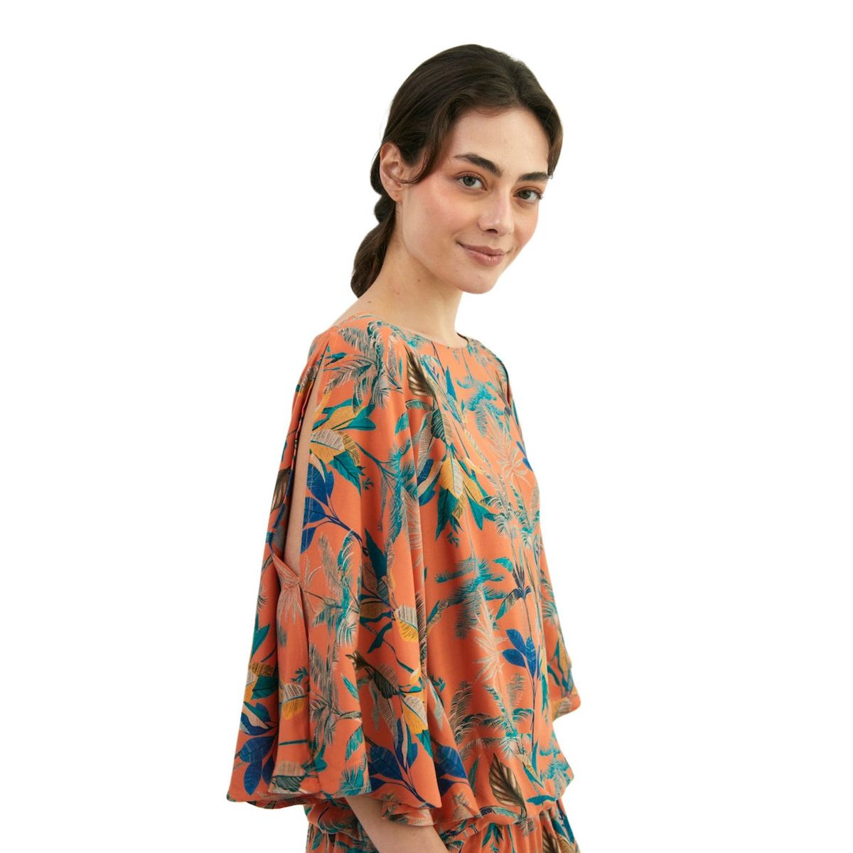 PERMUTA - SALIDA DE PLAYA CORTA MUJER MAREA ALTA PEACH PERMUTA