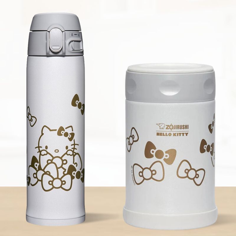 ZOJIRUSHI - Combo de Termo Hello Kitty Blanco