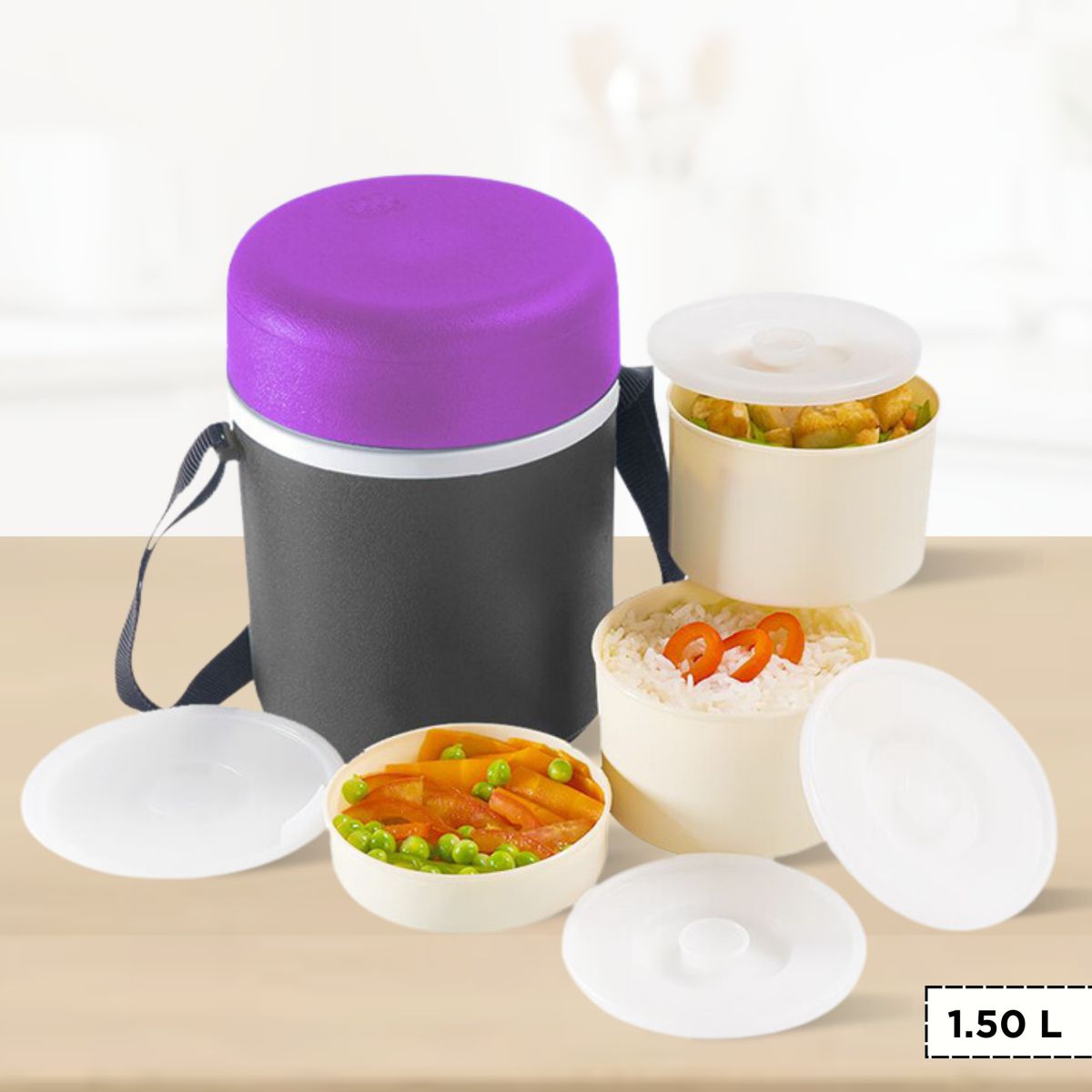 POLIMES - Termo de Comida Excel Polimes Lila 1.5 L