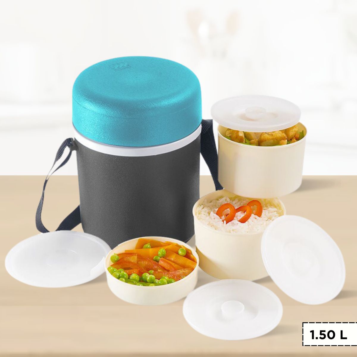 POLIMES - Termo de Comida Excel Polimes Turquesa 1.5 L