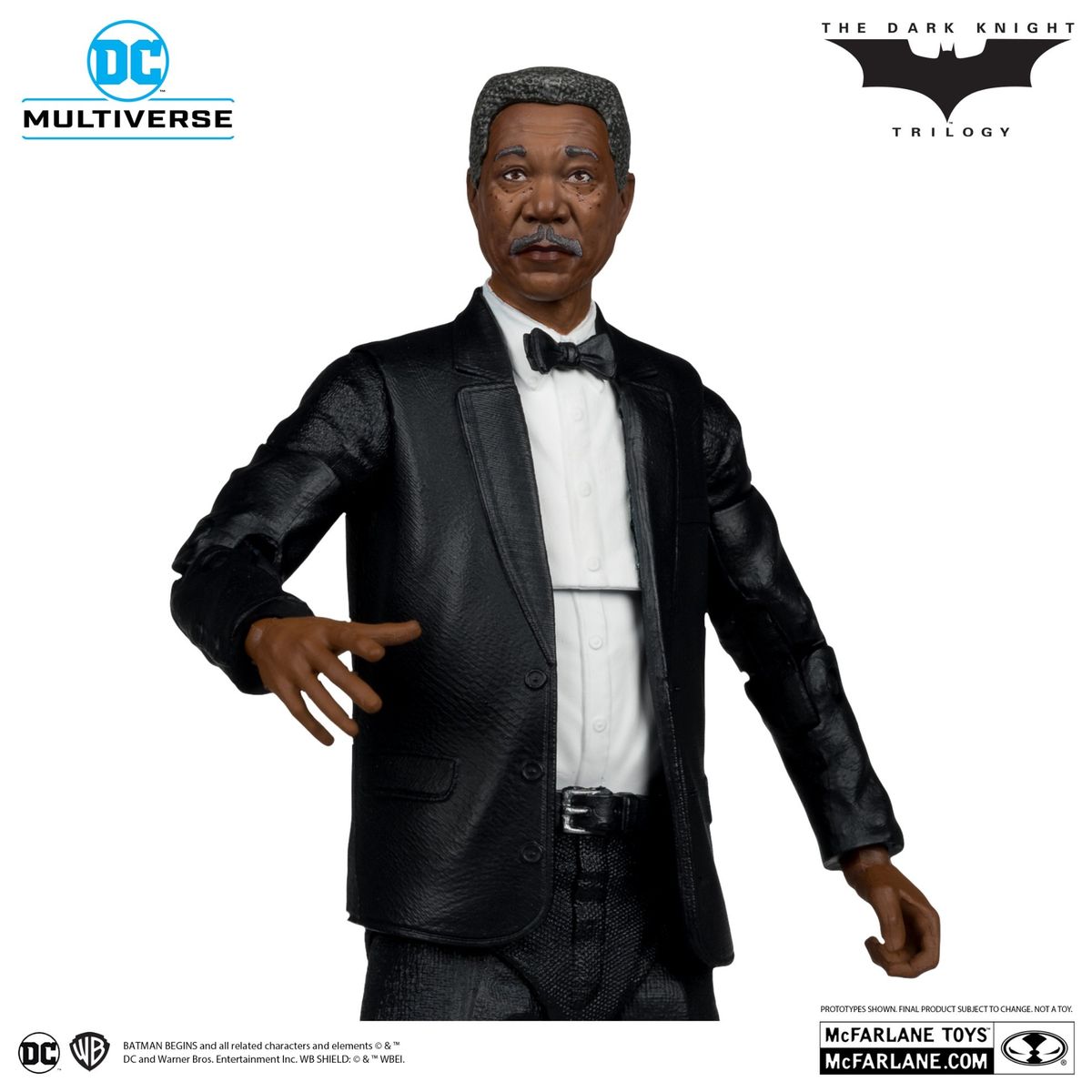 MCFARLANE - LUCIUS FOX BATMAN BEGINS MCFARLANE  PLATINUM EDITION