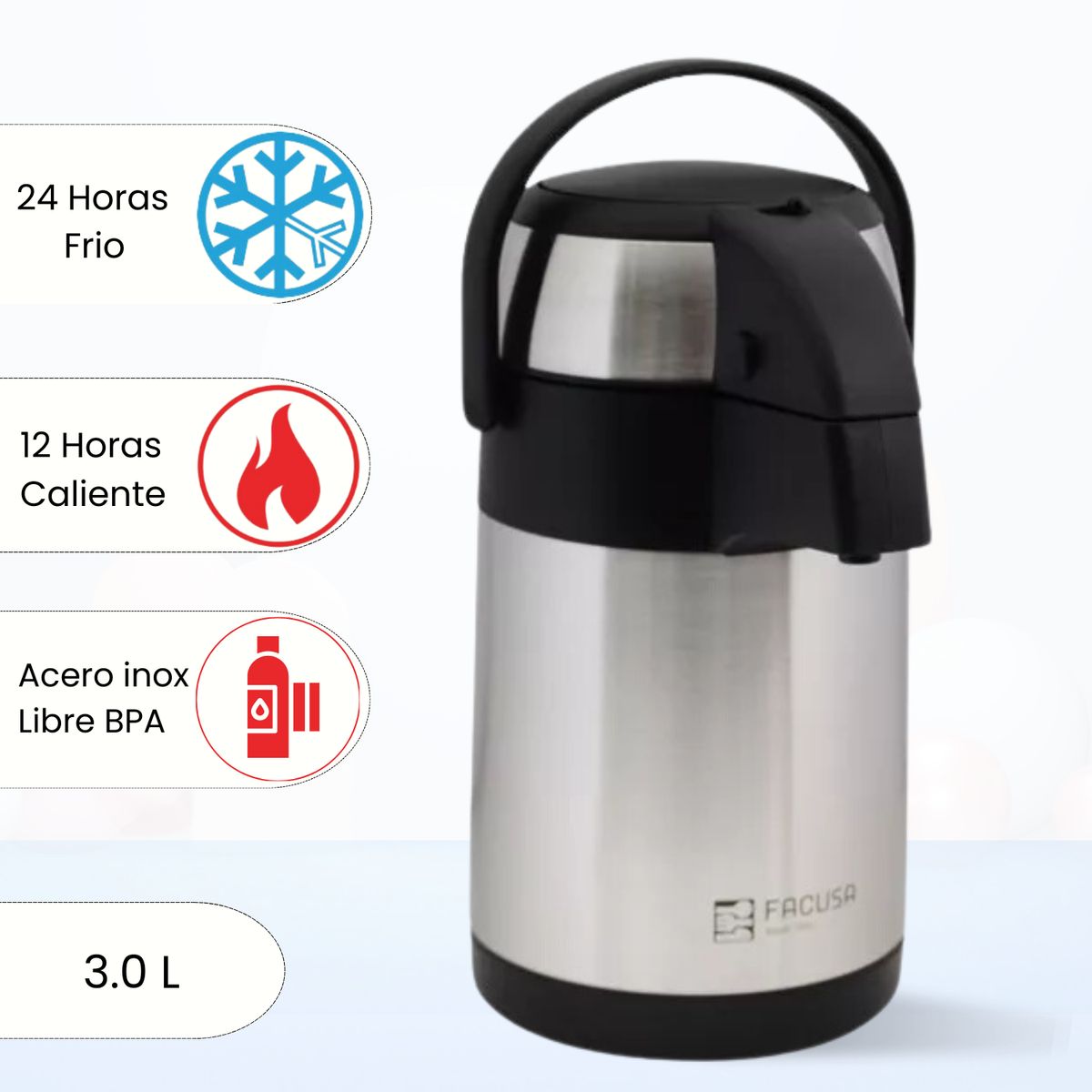 FACUSA - Termo Sifon Pro Facusa 3.0 L