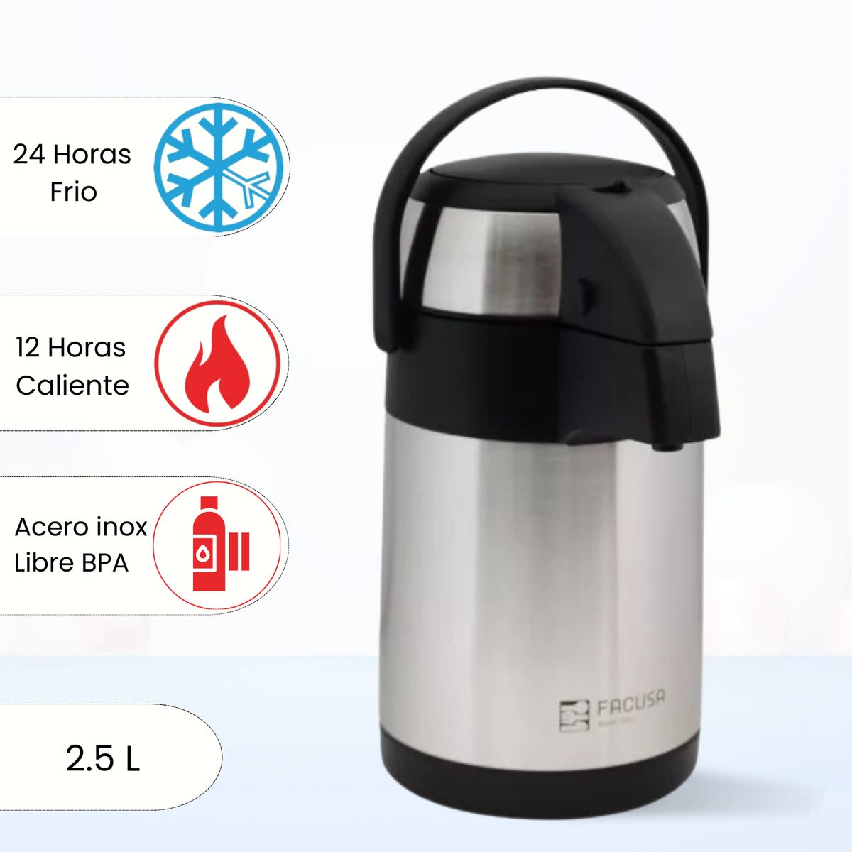 FACUSA - Termo Sifon Pro Facusa 2.5 L