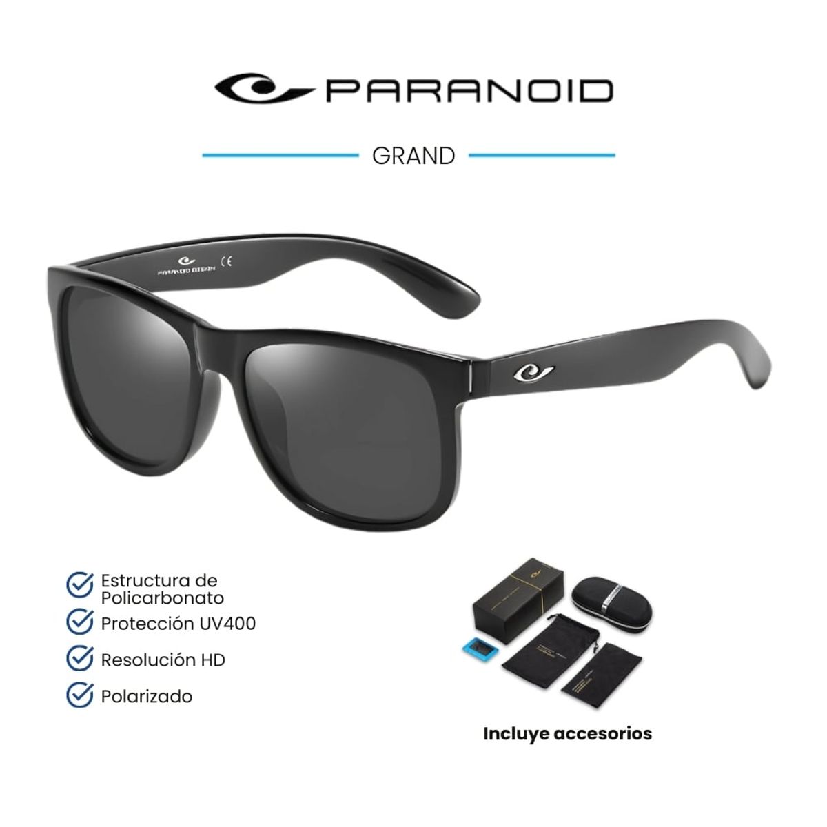 GENERICO - LENTES DE SOL PARANOID  GRAND - POLARIZADOS UV400