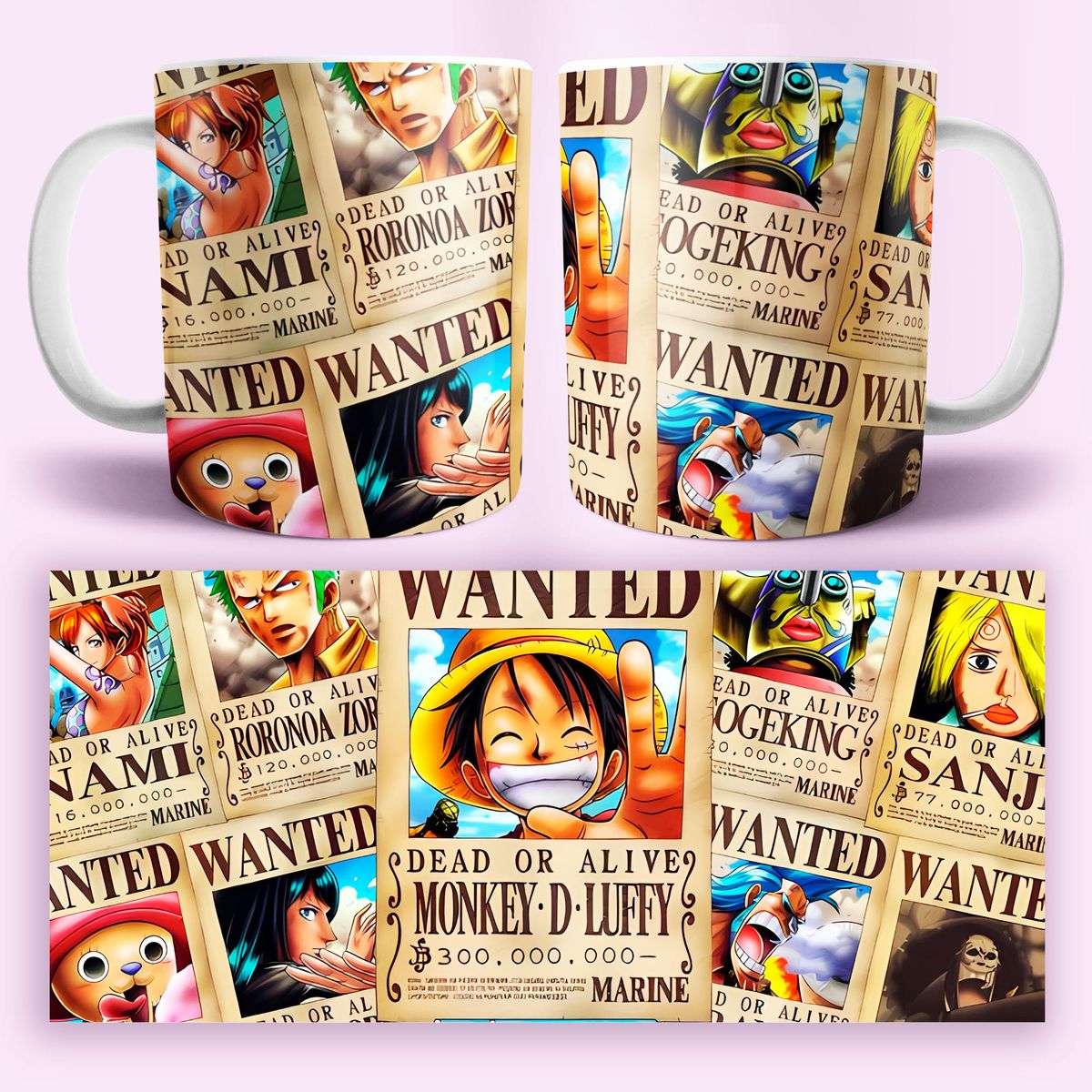 GENERICO - TAZA DE ONE PIECE 11oz - LQNN