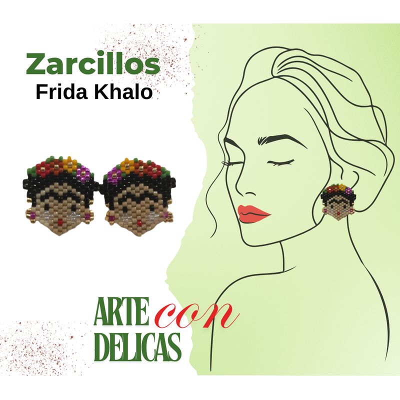 GENERICO - Zarcillos de Frida Kahlo