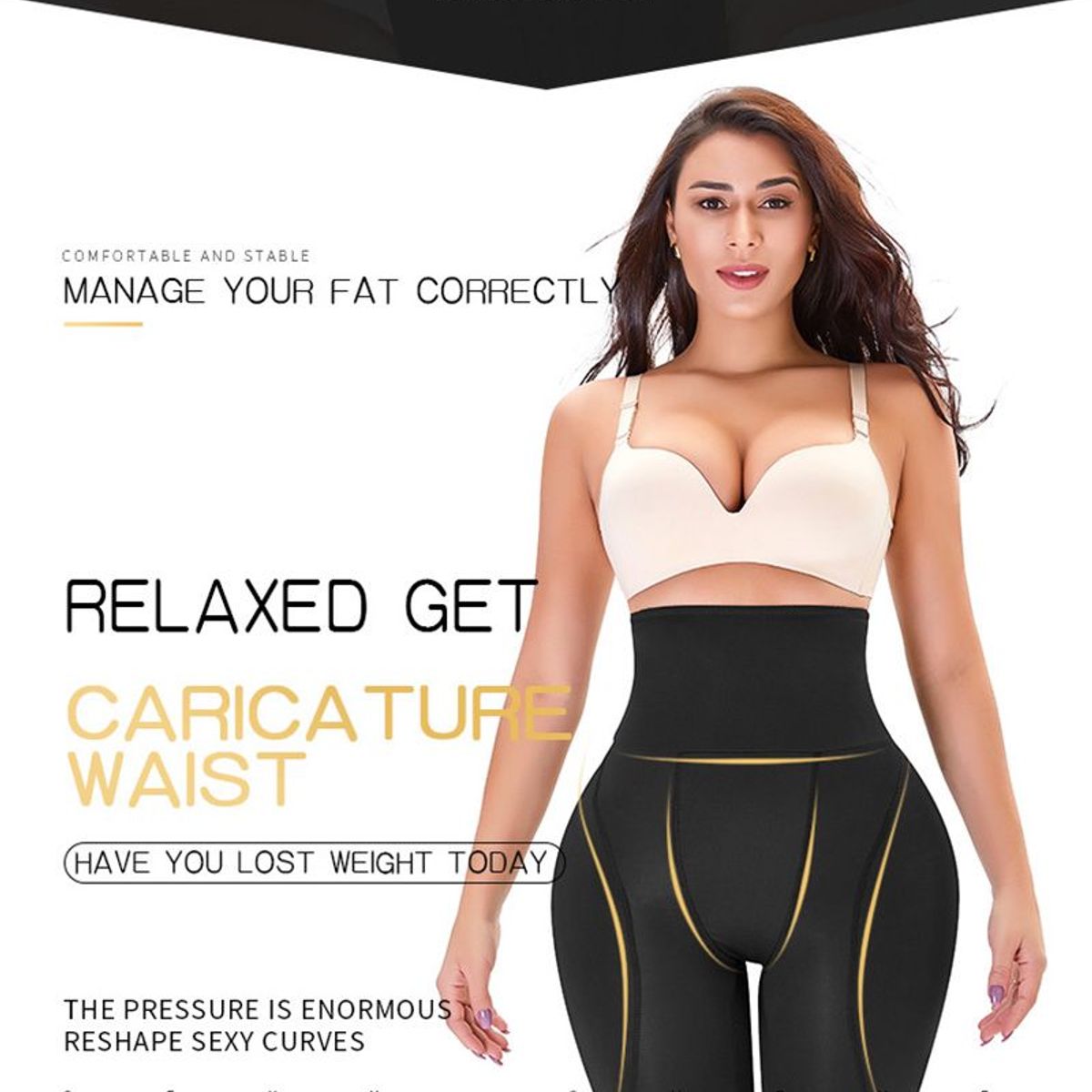 GENERICO - Short Braga Aumenta Y Potenciador De Caderas Bbl Shaper TALLA M