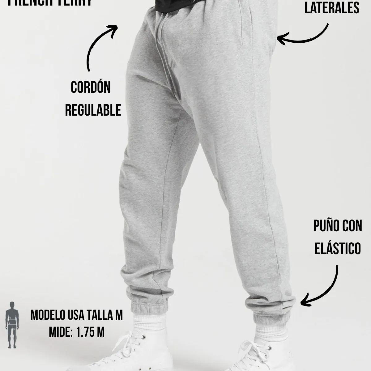 GENERICO - JOGGER OVERSIZE HOMBRE- JOGGER HOMBRE - PANTALÓN DEPORTIVO BUZO HOMBRE