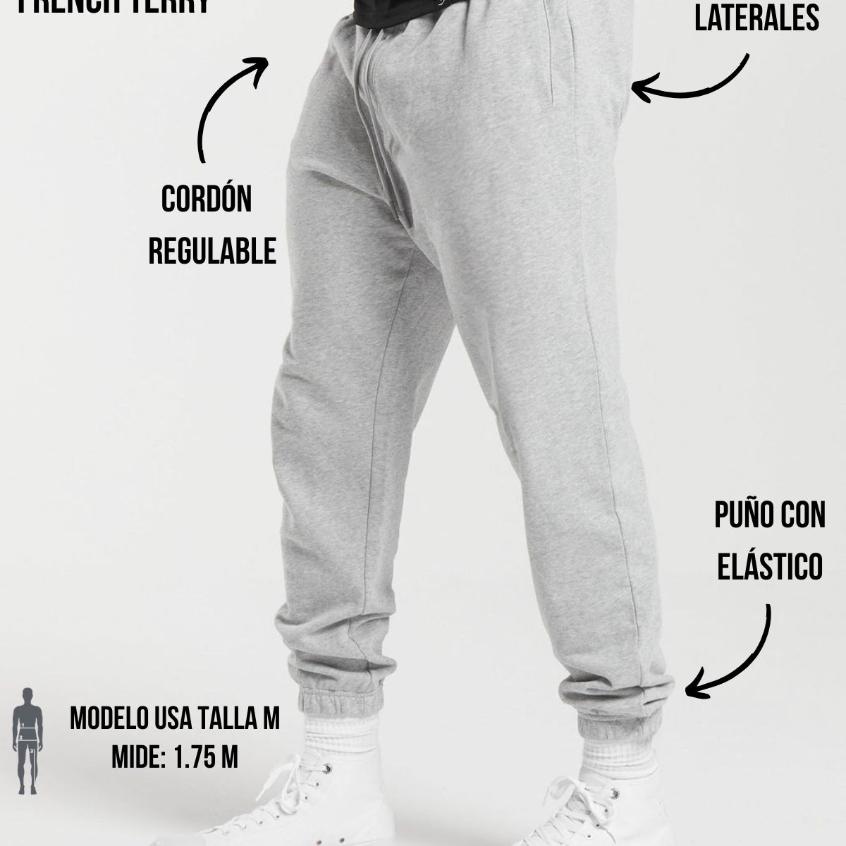 GENERICO - JOGGER OVERSIZE HOMBRE- JOGGER HOMBRE - PANTALÓN DEPORTIVO BUZO HOMBRE