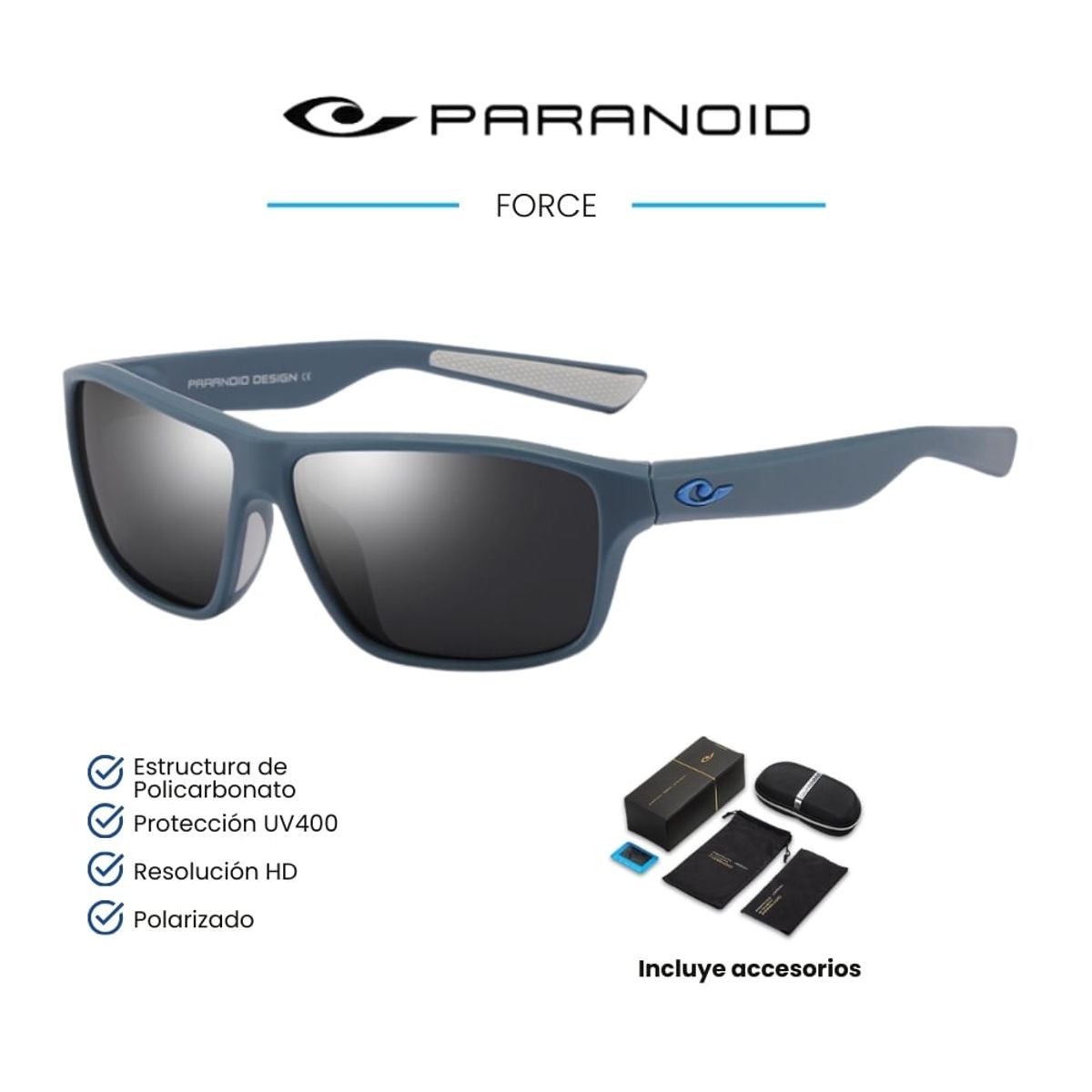 GENERICO - Lentes de Sol PARANOID  Force - Polarizado - UV400