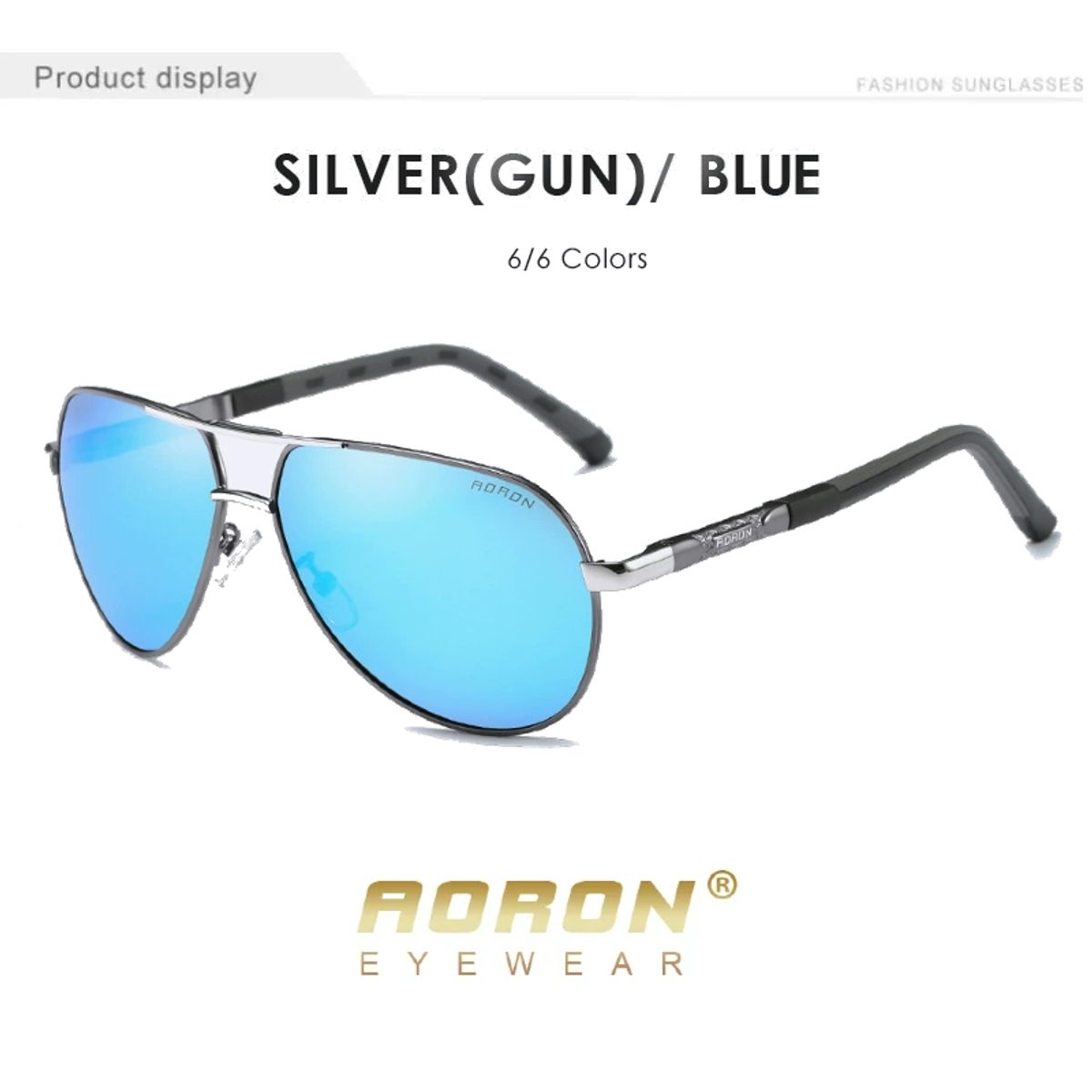 GENERICO - Lentes de Sol AORON  Pilot - Polarizados - UV400