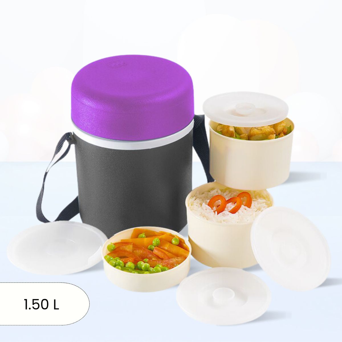 POLIMES - Termo de Comida Excel Polimes Lila 1.5 L