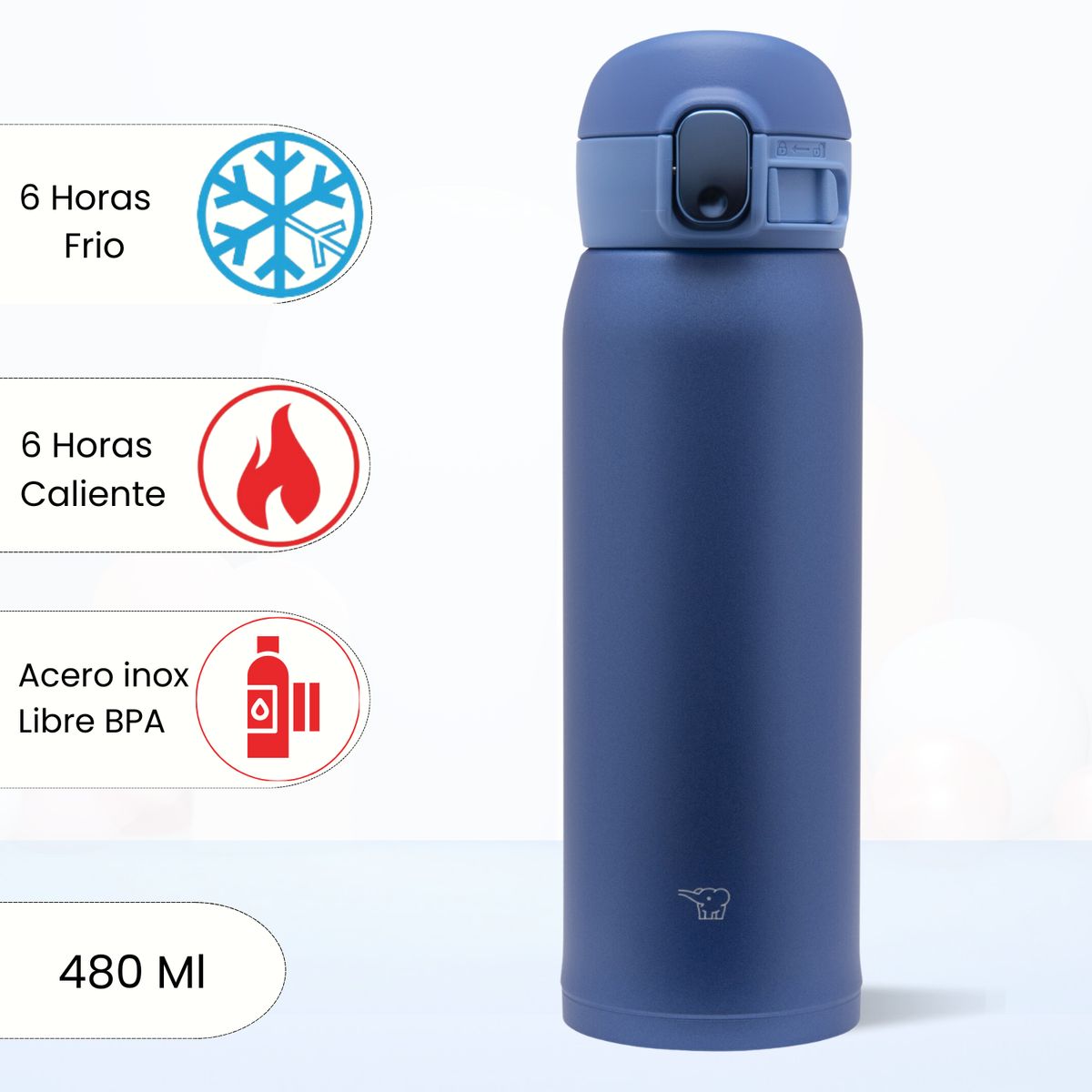 ZOJIRUSHI - Termo de Bebida Baby Mug Zojirushi Azul 480 Ml